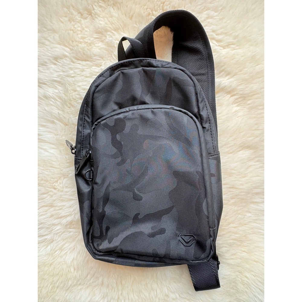 Vaultek LifePod Sling Bag Tactical EDC Crossbody Black Camo New Condition